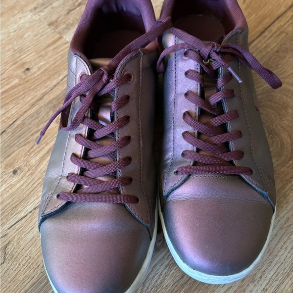 Lacoste Stylish Burgundy Sneakers - Picture 4 of 5